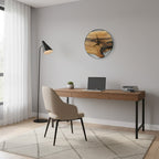 Dark Wallnut Wall Clock