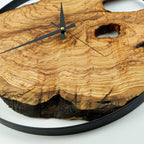 Olive Wood Wall Clock