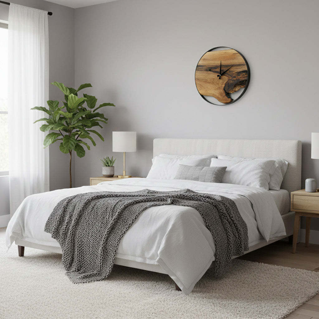 Dark Wallnut Wall Clock