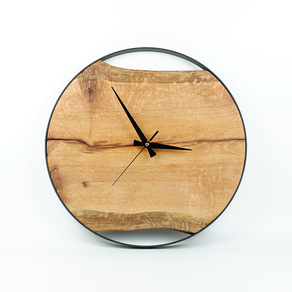 Oak Wood Wall Clock