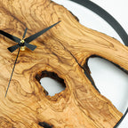 Olive Wood Wall Clock