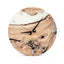Transparent Epoxy Olive Wood Wall Clock