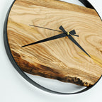 Chestnut Wood Wall Clock
