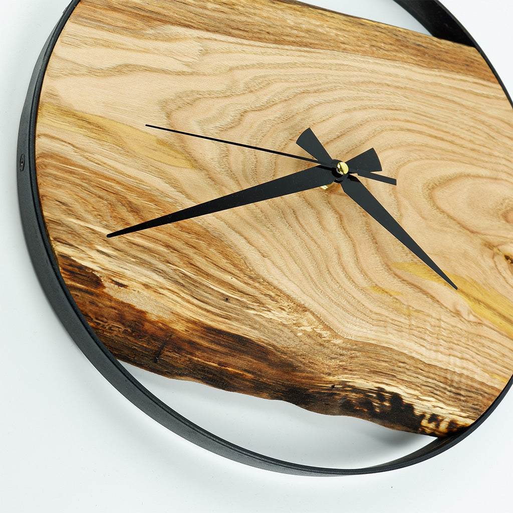 Chestnut Wood Wall Clock
