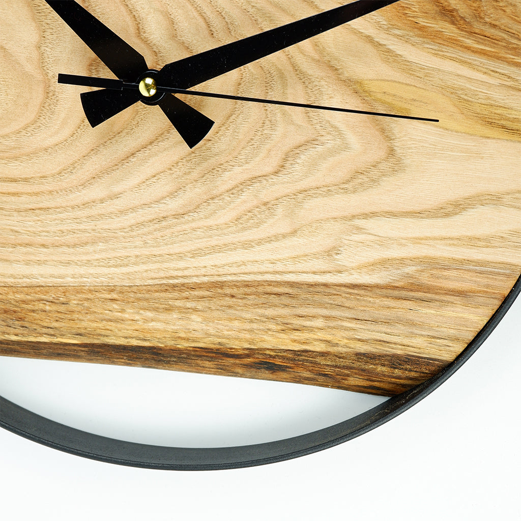 Chestnut Wood Wall Clock