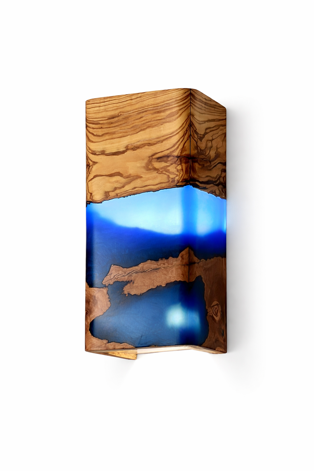 Custom Made Color Epoxy Olive Sconce Main image