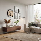 Wallnut Wall Clock